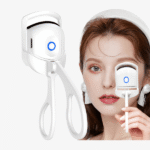 مكبس رموش كهربائي محمول مع ملقط حراري