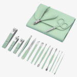 ⁦مجموعة قص الأظافر الاحترافية المصنوعة من الفولاذ المقاوم للصدأ 16 في 1⁩ - الصورة ⁦3⁩