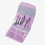 ⁦مجموعة قص الأظافر الاحترافية المصنوعة من الفولاذ المقاوم للصدأ 16 في 1⁩ - الصورة ⁦5⁩