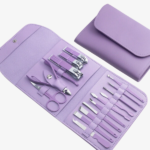 ⁦مجموعة قص الأظافر الاحترافية المصنوعة من الفولاذ المقاوم للصدأ 16 في 1⁩ - الصورة ⁦2⁩